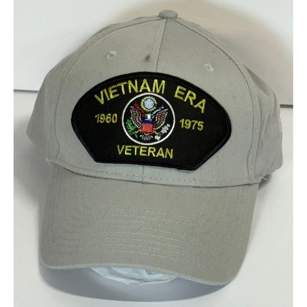 Cobra Vietnam Era Veteran Patch Baseball Cap Mens One Size Gray Snapback Hat